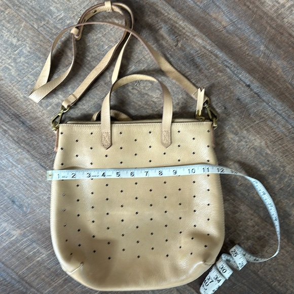 Madewell mini Transport perforated Beige Leather Crossbody bag - Picture 5 of 16